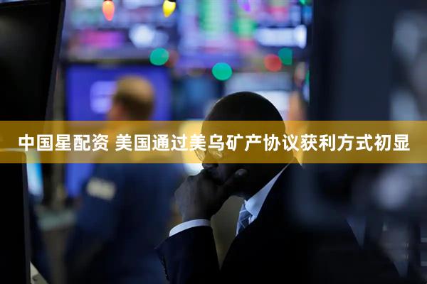 中国星配资 美国通过美乌矿产协议获利方式初显