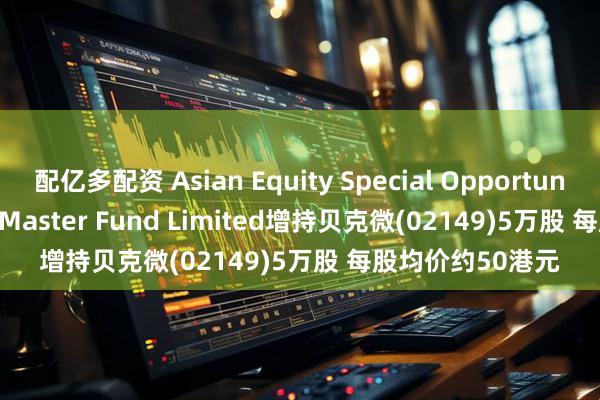 配亿多配资 Asian Equity Special Opportunities Portfolio Master Fund Limited增持贝克微(02149)5万股 每股均价约50港元