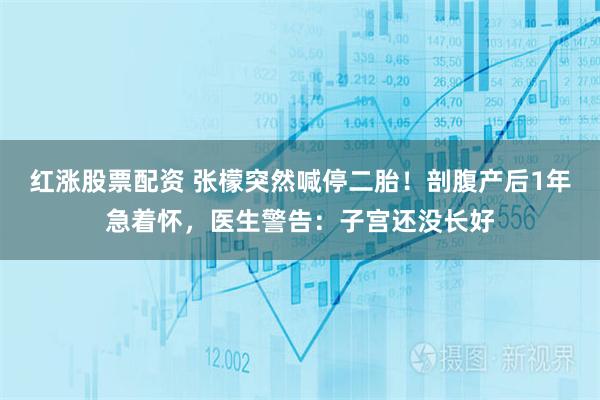 红涨股票配资 张檬突然喊停二胎！剖腹产后1年急着怀，医生警告：子宫还没长好
